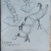 study on paper of twisted and contorted ladders